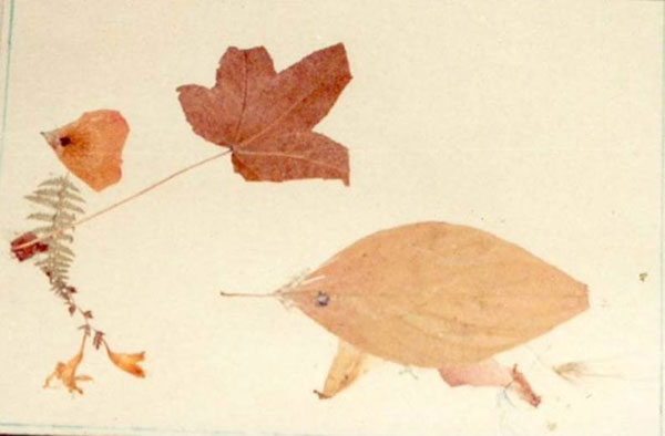 Leaf Art by May Allan